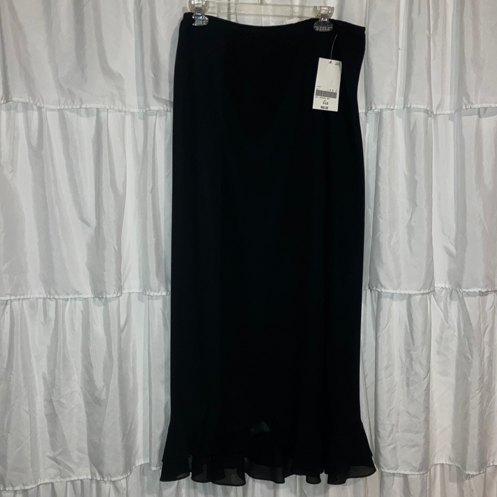 Brand new long black skirt